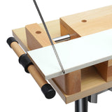 TdiriNar Portable Wooden Workbench Tabletop Woodworking Smart Vise with Premium Clamps,Household Hard Woodworking Workbench with with 4 Premium TdiriNar