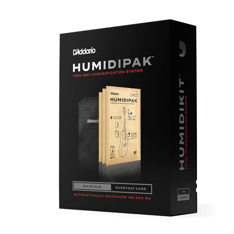 D'Addario Accessories Guitar Humidifier System - Humidipak Maintain Kit - Automatic Humidity Control System - Maintenance-Free, Two-Way Humidity D'Addario