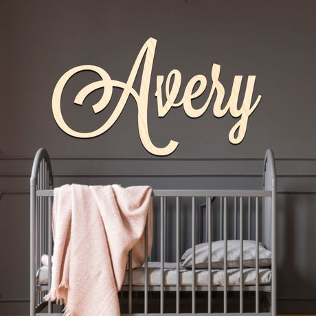 Personalized Custom Wood Name Sign, Nursery Name Sign, Family Name Signs, Choice of Size & Fonts! Generic