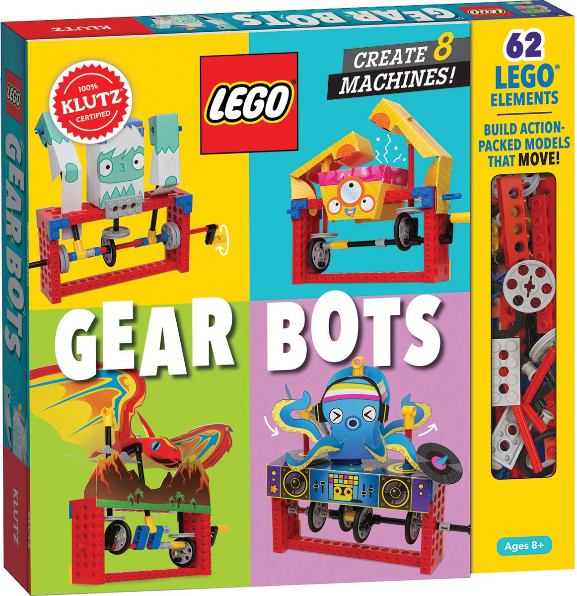 Klutz Lego Gear Bots Science/STEM Activity Kit for 8-12 years Klutz