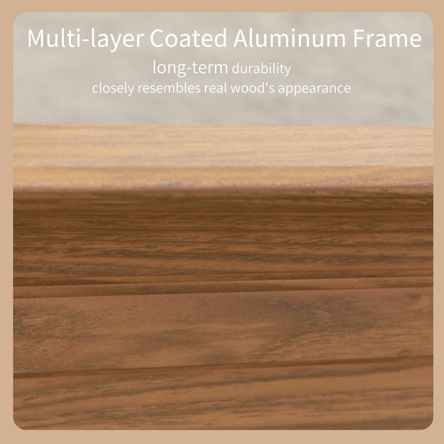 PURPLE LEAF 12' X 20' Outdoor Hardtop Gazebo for Patio Galvanized Steel Double Roof Permanent Canopy Teak Finish Coated Aluminum Frame Pavilion PURPLE LEAF