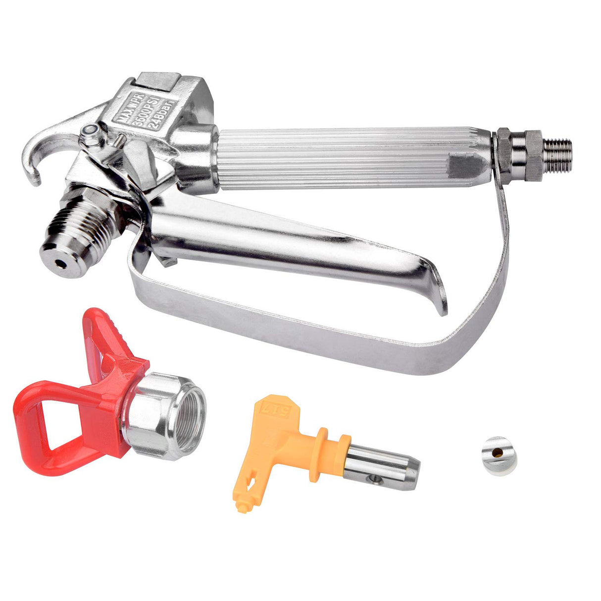 DUSICHIN DUS-036 Airless Paint Spray Gun, High Pressure 3600 PSI 517 TIP Swivel Joint DUSICHIN