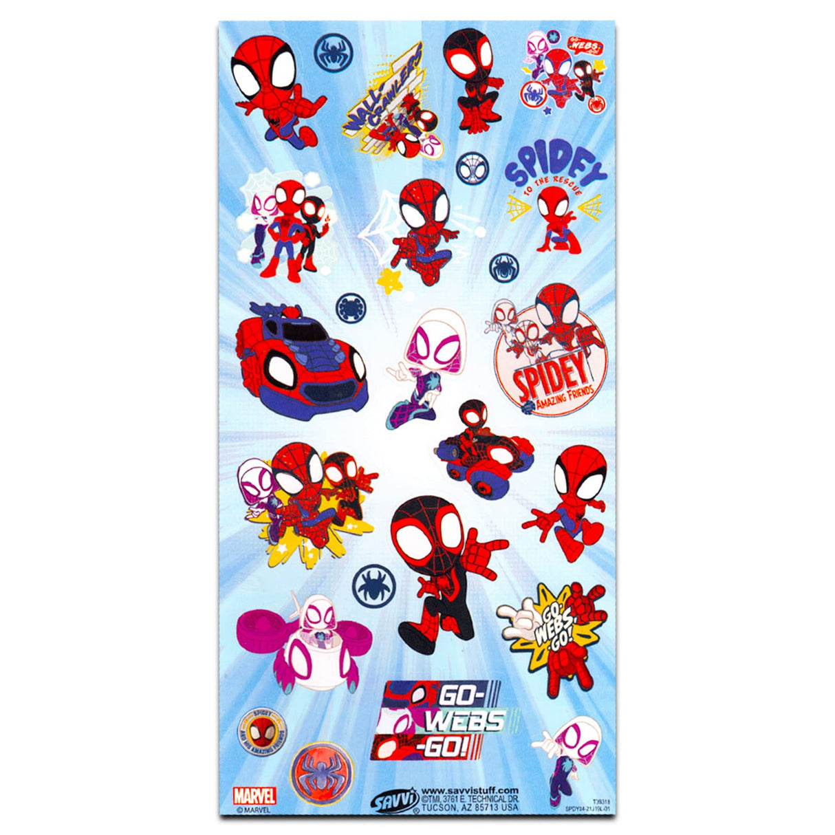 Spidey and His Amazing Friends Ultimate Activity Set - Spiderman Art Bundle with Coloring Pages, Stickers, Coloring Utensils, and More | Spidey Marvel