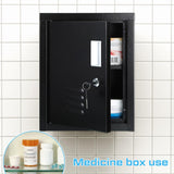 Suzile Lockable Storage Cabinet Metal Lockable Steel Storage Cabinet Organizer Storage Lockers for Employees Vertical Metal Cabinets End Side Table Suzile