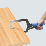 DRAGONITE Heavy Duty C Clamp, Vise Grip Locking Pliers With Swivel Pads, 15 Inch Face Clamp for Woodworking, Welding and Pocket Hole Joinery, 2 Piece DRAGONITE