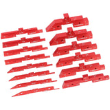 KAGYIFLY Setup Blocks Woodworking, 14pcs Aluminum Setup Blocks Height Gauge Set for Router Table Saw and Angle Measure Set up (Each Setup Bars has KAGYIFLY