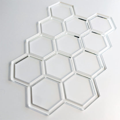 Honeycomb Template, Clear Acrylic Template, Woodworking Router Template for Making Charcuterie Boards