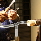 Copgge S Curved Lathe Tool Rest for Wood Lathe Special Shaped Bowl Turner Tool Rest Bowl Turning Tool Holder Lathe Tool Base Curve Bowl Rest Bar Copgge