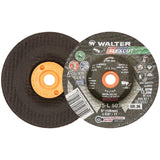Walter 15L503 5x5/8-11 Flexcut Spin-On Grinding Wheels Contaminant Free Type 29S Grit 36, 25 Pack Walter Surface Technologies