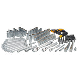 DEWALT Mechanics Tool Set, 1/4" & 3/8" & 1/2" Drive, SAE/Metric, 205-piece (DWMT81534) DEWALT