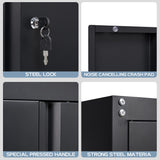 LUCYPAL Metal Wall Cabinets with Adjustable Shelve,Wall Mounted Storage Cabinet with Locking Doors,Steel Garage Storage Cabinet for LUCYPAL