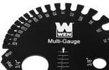 WEN ME210G Metric and Imperial Metal Thread Pitch Multi-Gauge with Carrying Case, Two Pack, Black WEN