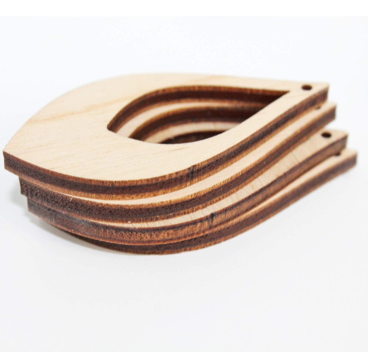 ALL SIZES BULK (12pc to 100pc) Unfinished Wood Laser Cutout Teardrop Dangle Earring Jewelry Blanks Shape Crafts Made in Texas Texan Wood Crafts