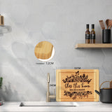 Engraved Cutting Board,New Home Owner Gifts, Housewarming Gifts - Bless This Home, With Love & Laughter Ringshine