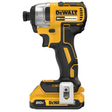 DEWALT 20V MAX Impact Driver, 1/4 Inch, Battery and Charger Included (DCF787D1) DEWALT