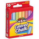 Cra-Z-Art Colored Chalk, 16 Count (10801-48) , Assorted Cra-Z-Art