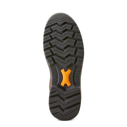 Ariat Men's Turbo 6" Waterproof Carbon Toe Work Boot Industrial, Rich Brown, 14 Wide