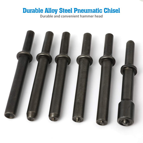 Anndason 7 Pcs Great Heavy Duty Smoothing Pneumatic Air Rivet Hammer Tools Kit Anndason