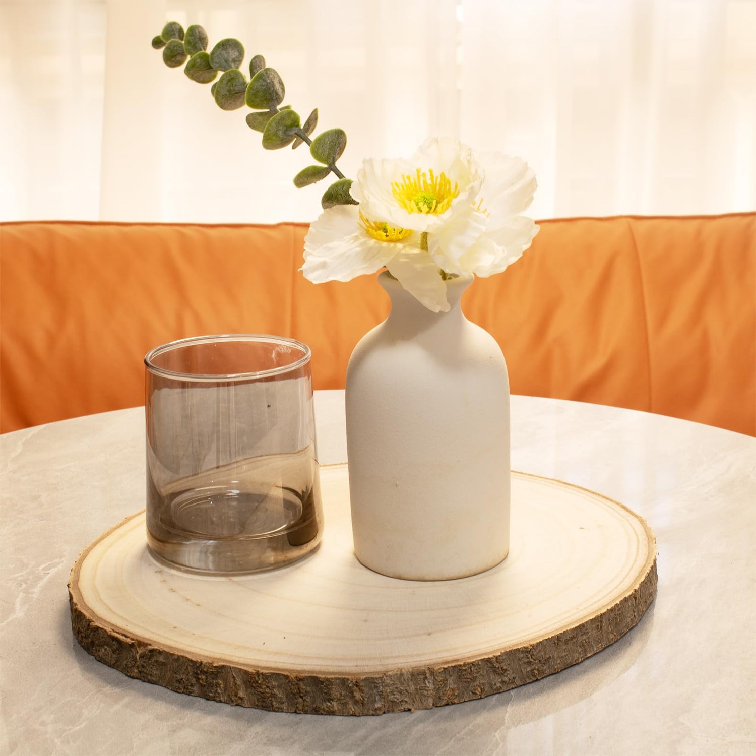 Large Unfinished Wood Slices for Centerpieces 10 Pcs 9-10 inches Natural Wood centerpieces for Tables Table Decor, Rustic Wedding Centerpieces，Wood NLHH