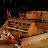 Jorgensen 24" One Hand Clamp/Spreader - 2-pack, Medium Duty, E-Z Hold Bar Clamps Set Jorgensen