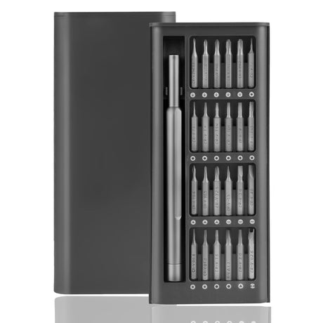 XOOL Precision Screwdriver Set Magnetic, 25 in 1 with 24 Piece Small Screwdriver Set, Mini Pocket Screwdriver kit Magnetic for Computer/Xbox/ PS3/ XOOL