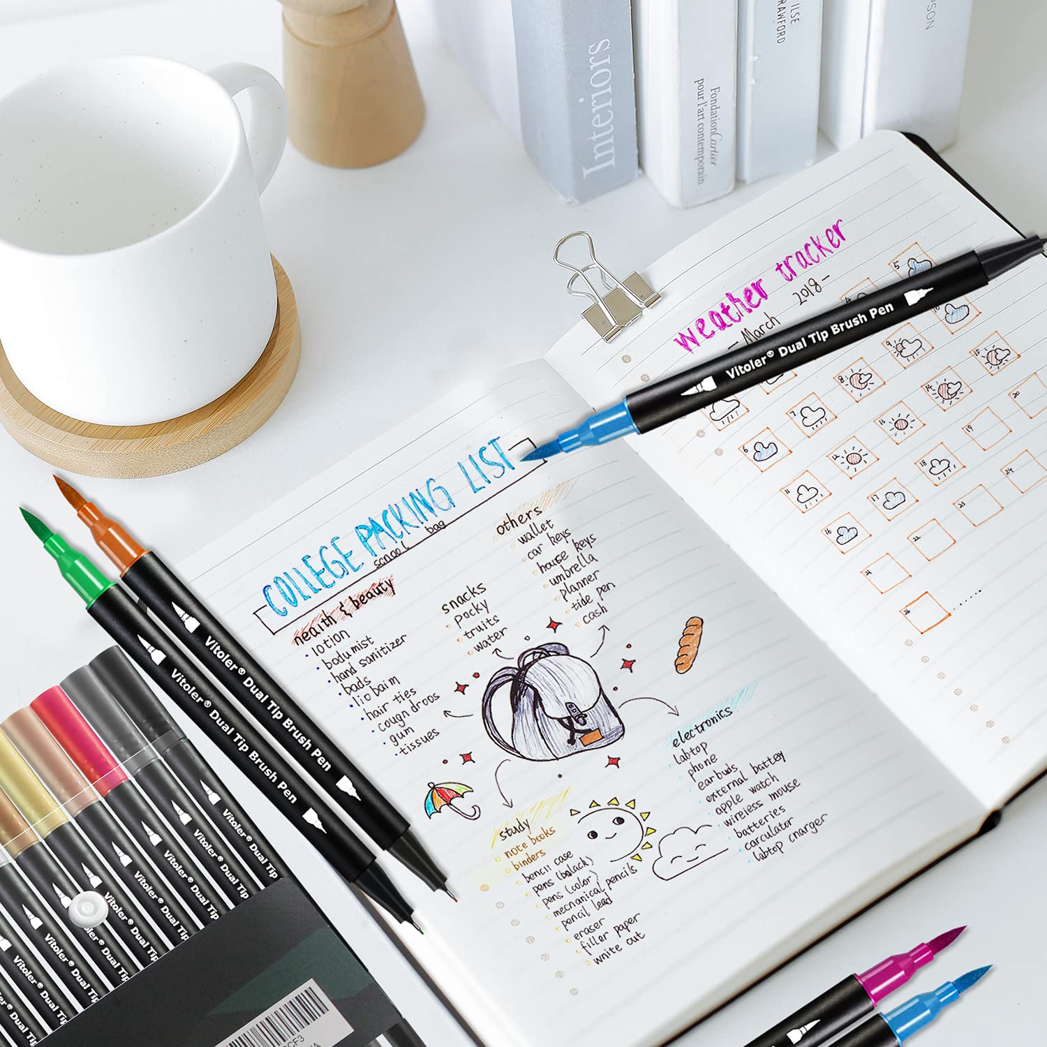 Journal Supplies Best Fine Tip Pens For Bullet Journal Writech Gel