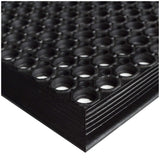 UNIMAT-Anti-Fatigue Outdoor Rubber Drainage with Non-Slip Backing Heavy Duty Mat for Restaurant Industrial Use-3'x 5' Black Mat-Ideal Bar Accessory UNIMAT Innovation in surfaces