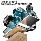 DNTI 6.6amp Corded Electric Handheld Planers 17000rpm Hand Planer Power Woodworking Tool Power Handheld Planer for Wood Chamfer DIY model 58218 DNTI