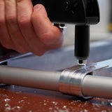 BEETRO Heavy Duty Hand Riveter, Rivet Gun, 3/32"-1/8"-5/32"-3/16", 4 Nosepieces Set Includes 100pcs Rivets, Durable and Suitable for Metal, Plastic BEETRO