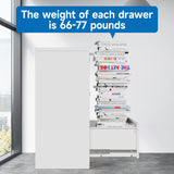 BYNSOE Lateral File Cabinet 3 Drawer,Metal Storage File Cabinet with Lock,Steel Lateral File Cabinet for Legal/Letter A4 Size,Wide File Cabinet for BYNSOE