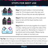 Clear Pour 32oz Epoxy Resin Kit - Premium Crystal Clear Epoxy Resin Kit - Art Resin, Craft, Jewelry Casting, DIY, Tumblers, Wood & Resin Molds Clear Pour