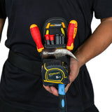 Small Tool Pouch with Belt Clip,Small Tool Holder Pouch, Min Work Organizer Tool Holster and Knife Holder with Hammer Holder MELOTOUGH