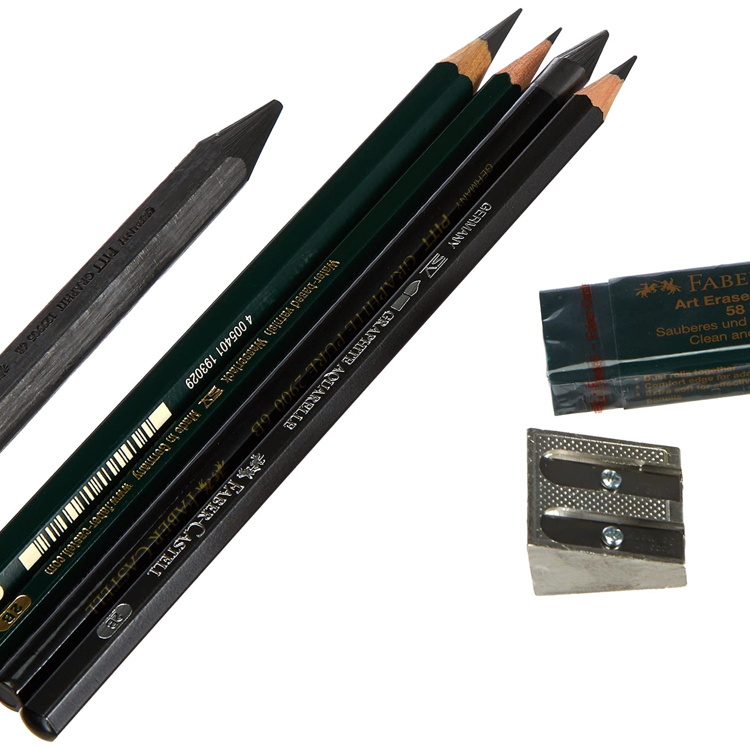Faber-Castell PITT Graphite Master Set,Grey,7 Piece Set Faber-Castell