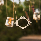 SEWACC 60 Pcs Unfinished Wood Photo Frame Pendants Wooden Cutouts Mini Picture Frame Wooden Shape Pieces for DIY Craft Ornaments Wood Picture Frames SEWACC