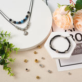 Craftdady 160Pcs Tibetan Alloy Barrel Spacer Beads 16 Styles Large Hole Retreo Metal Barrel Tube European Beads for Jewelry Crafts Making, Hole: Craftdady