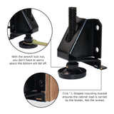 LOSCHEN 8PCS Heavy Duty Adjustable Leveling Feet for Furniture,Hexagon Nuts Lock Furniture Legs Levelers,for Table, Cabinets, Workbench,Shelving LOSCHEN