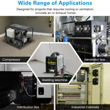 GDSTIME AXIAL Fan 15050, 110V 120V AC 150mm x 150mm x 50mm Fan, Ventilation Exhaust Projects Cooling Fan GDSTIME