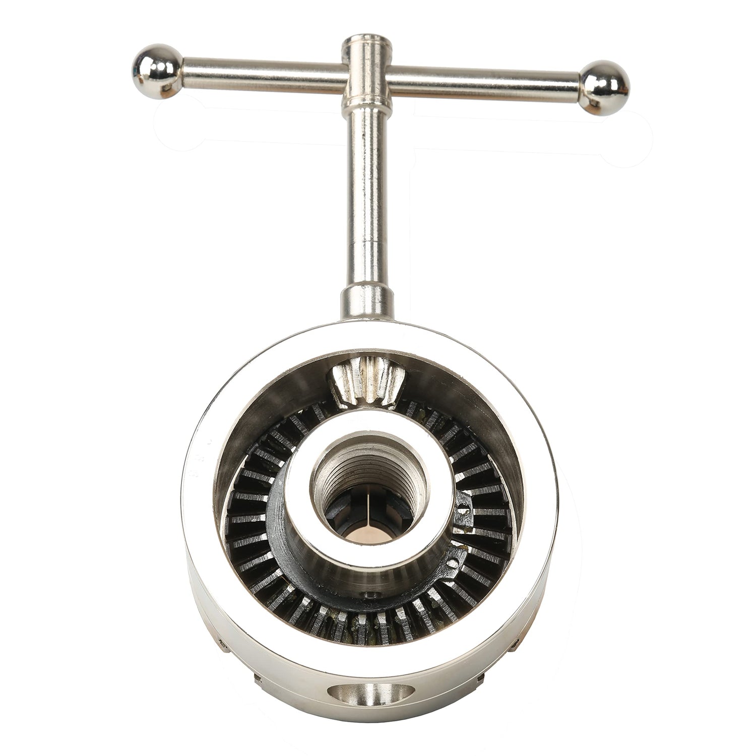 VINWOX SCK4-3.5NV-SET Mini, Midi and Heavy-Duty 3-1/2” Wood Lathe Gear Chuck Set, Wood Lathe Key Chuck Set, 4-Jaw Self-Centering Chuck, 1"x8TPI VINWOX