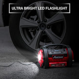 AVID POWER Tire Inflator Portable Air Compressor, 12V DC / 120V AC Car Tire Pump, Air Mattress Pump with Inflation and Deflation Modes, Dual Powerful AVID POWER