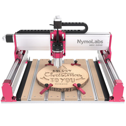 NymoLabs NBX-5040 CNC Router Machine with Custom-Made 710W 7000-30000 RPM Trim Router Spindle & ER-11 Collet, Milling Engraving for Wood Acrylic - WoodArtSupply