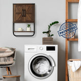 Rustown Vintage Farmhouse Wall-Mounted Medicine Cabinet with Barn Doors and Adjustable Shelf RUSTOWN