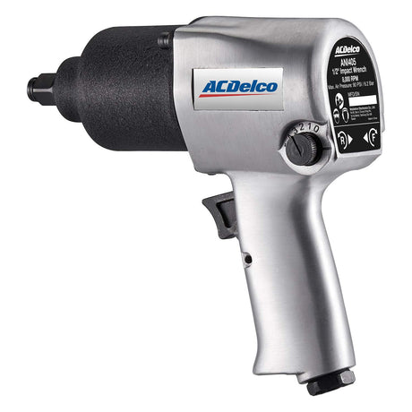 ACDelco ANI405A Heavy Duty Twin Hammer ½” 500 ft-lbs. 5-Speed Pneumatic Impact Wrench Tool Kit ACDelco