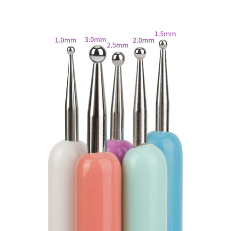 5 Pcs Pattern Tracing Stylus, Ball Embossing Stylus for Transfer Paper, Tracing Tools for Drawing, Embossing Tools for Paper, Art Dotting Tools for COYAHO