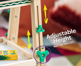 Crayola Kids Mini Wooden Art Easel & Supplies, Toddler Toys, Gift for Kids, Ages 3, 4, 5, 6 Crayola