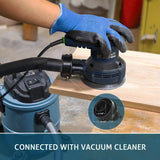 ZEITE 5 Inch Random Orbital Sander, 3.0 Amp Sander Tool for Woodworking, Variable Speed 5000-12000 OPM, 10 Feet Cord, Cyclonic Dust Box, Vacuum Zeite