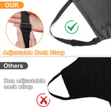 Gotega 4 Pack Waterproof Rubber Vinyl Apron Adjustable Bib Apron - Cooking Kitchen Apron for Women Men Chef Heavy Duty Work Apron for Dishwashing Lab Gotega