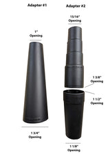 TDVS Universal Vacuum Hose Adapter Kit Reducer Attachment Designed to Fit More Vacuums Than Any Other Adapters - Fits 1 1/16 to 1 3/4 inches -3 The Dryer Vent Store