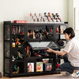 MXBCTMM Display Cases for Collectibles Acrylic Display case Glass Display Cabinet Curio Cabinet Figure Display case Cabinet China Cabinet Storage MXBCTMM