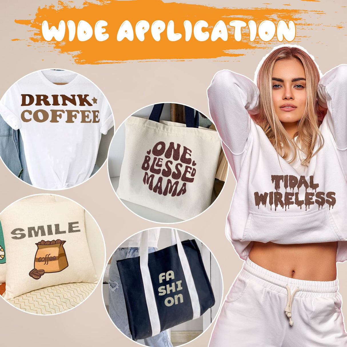 HTVRONT Auto Heat Press Machine for T Shirts - Heat Press 15x15 & HTVRONT Skin Tone Puff Vinyl Heat Transfer - 9Pcs HTVRONT