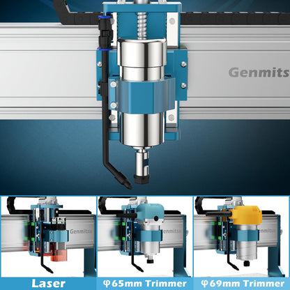 Genmitsu 3030-PROVer MAX CNC Router Machine with Linear Guide & Ball Screw Motion, Achieve ±0.05mm Accuracy for High Precision Metal Aluminum Copper - WoodArtSupply